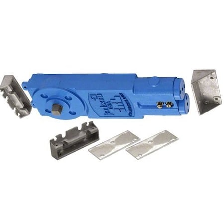 Jackson Satin Aluminum Adjustable Spring Power Multi Size 90DegHold Open Overhead Concealed Closer W/ P O 21201P62820